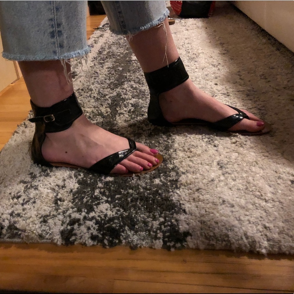 Black sandals